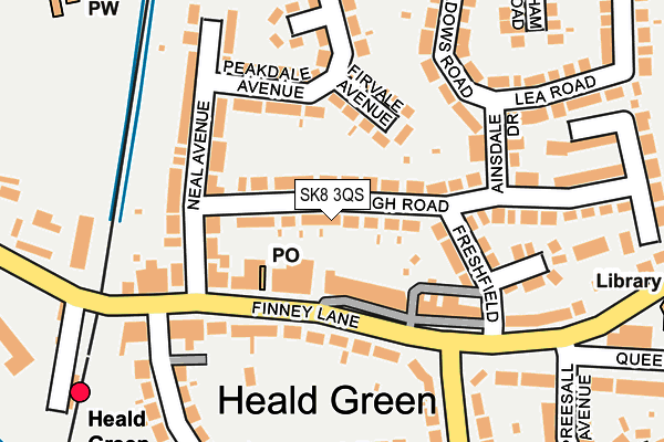 SK8 3QS map - OS OpenMap – Local (Ordnance Survey)