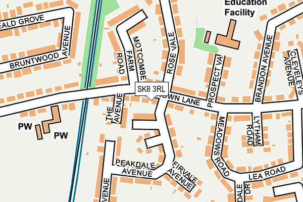 Map of P.M. DENTAL CARE LTD at local scale