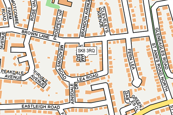 SK8 3RQ map - OS OpenMap – Local (Ordnance Survey)