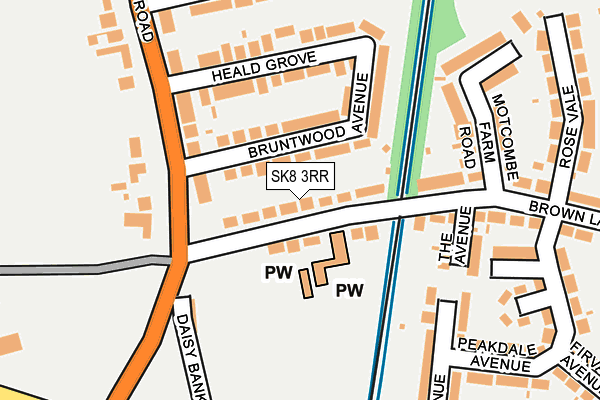 SK8 3RR map - OS OpenMap – Local (Ordnance Survey)