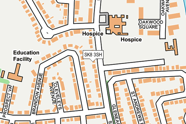 SK8 3SH map - OS OpenMap – Local (Ordnance Survey)