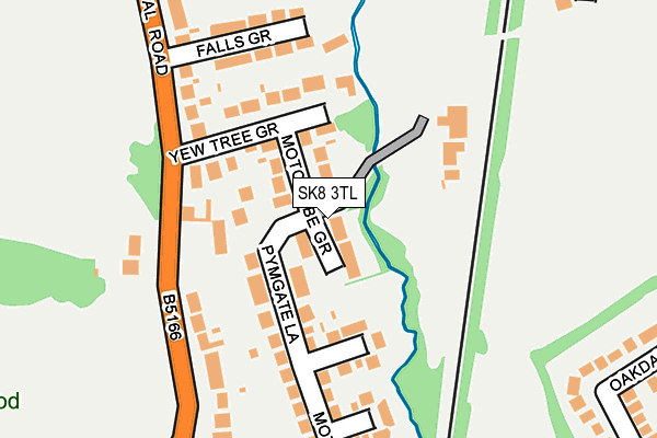 SK8 3TL map - OS OpenMap – Local (Ordnance Survey)