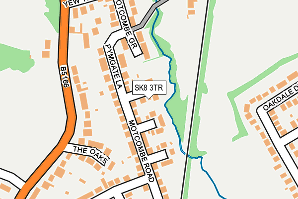 SK8 3TR map - OS OpenMap – Local (Ordnance Survey)