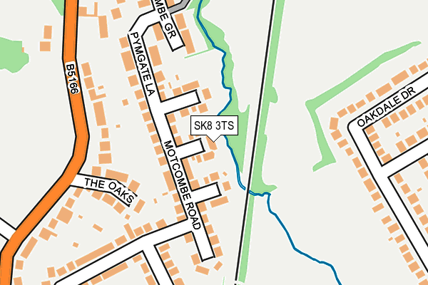 SK8 3TS map - OS OpenMap – Local (Ordnance Survey)