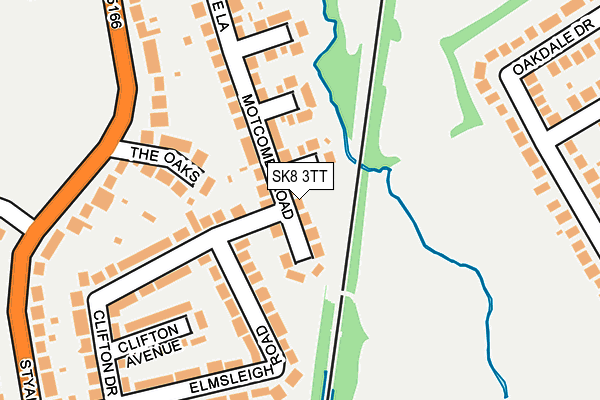 SK8 3TT map - OS OpenMap – Local (Ordnance Survey)