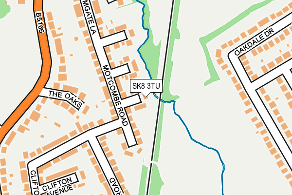 SK8 3TU map - OS OpenMap – Local (Ordnance Survey)