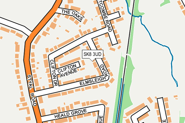 SK8 3UD map - OS OpenMap – Local (Ordnance Survey)