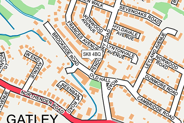 SK8 4BQ map - OS OpenMap – Local (Ordnance Survey)