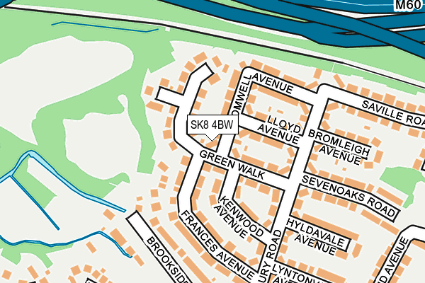 SK8 4BW map - OS OpenMap – Local (Ordnance Survey)