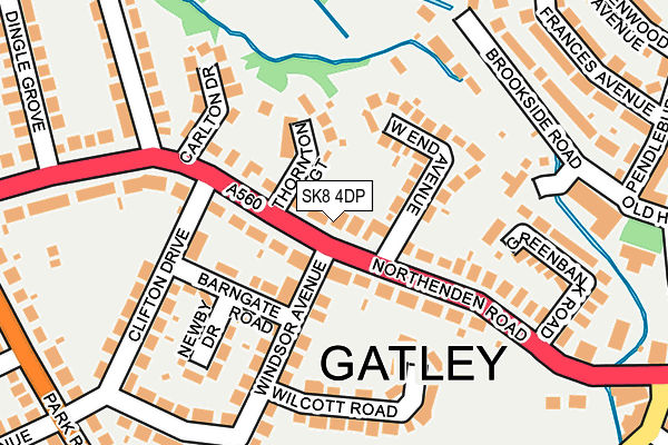 SK8 4DP map - OS OpenMap – Local (Ordnance Survey)