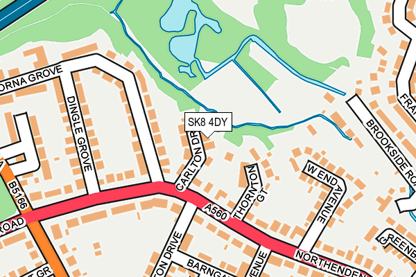 SK8 4DY map - OS OpenMap – Local (Ordnance Survey)