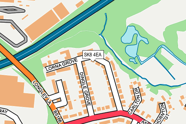 SK8 4EA map - OS OpenMap – Local (Ordnance Survey)