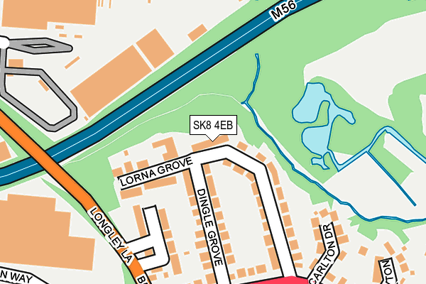 SK8 4EB map - OS OpenMap – Local (Ordnance Survey)