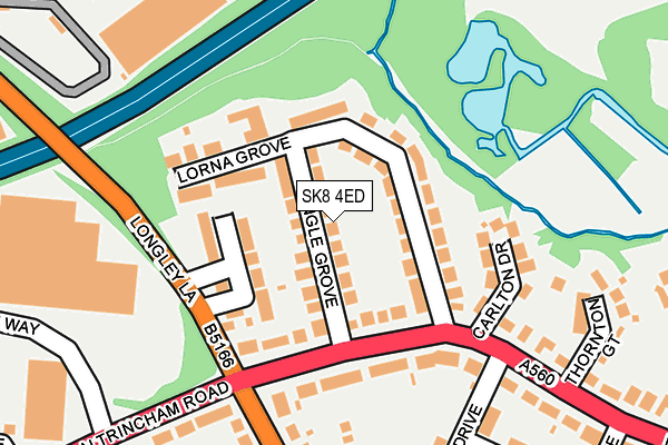 SK8 4ED map - OS OpenMap – Local (Ordnance Survey)