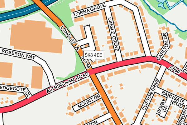 SK8 4EE map - OS OpenMap – Local (Ordnance Survey)