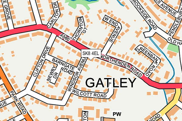 SK8 4EL map - OS OpenMap – Local (Ordnance Survey)