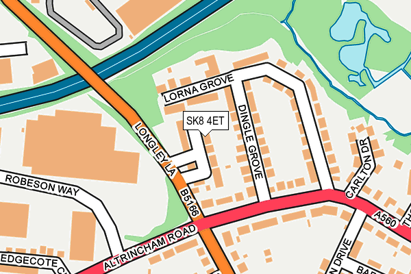 SK8 4ET map - OS OpenMap – Local (Ordnance Survey)