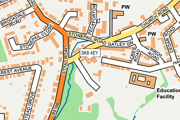 SK8 4EY map - OS OpenMap – Local (Ordnance Survey)