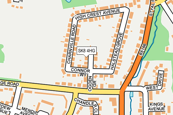 SK8 4HG map - OS OpenMap – Local (Ordnance Survey)