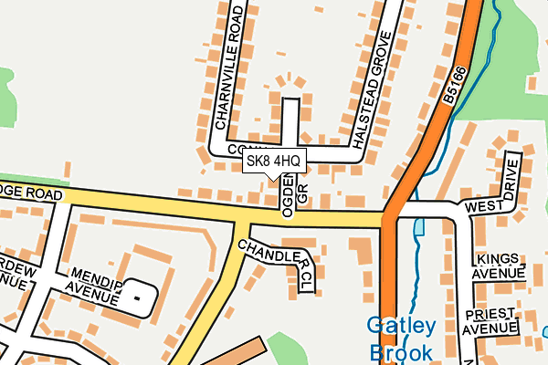 SK8 4HQ map - OS OpenMap – Local (Ordnance Survey)