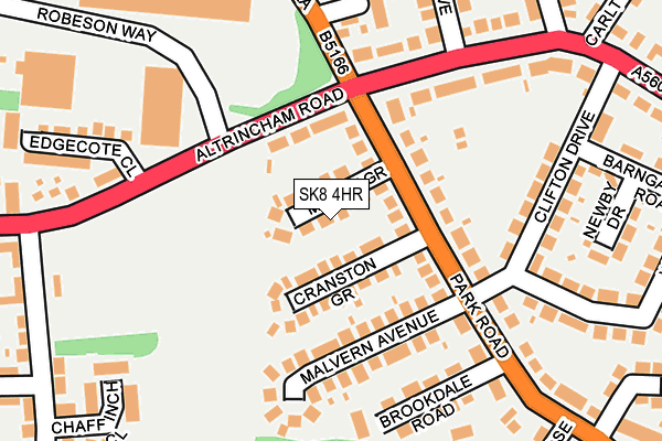 SK8 4HR map - OS OpenMap – Local (Ordnance Survey)