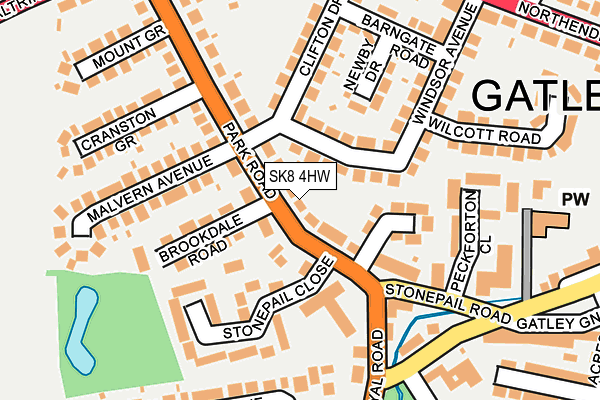 Map of STONEPAIL PROPERTIES LTD at local scale