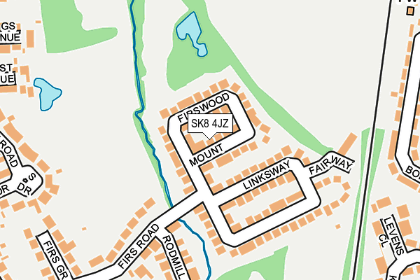 SK8 4JZ map - OS OpenMap – Local (Ordnance Survey)