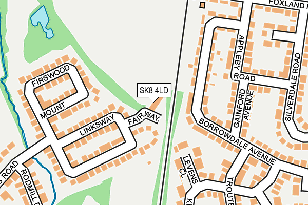 SK8 4LD map - OS OpenMap – Local (Ordnance Survey)