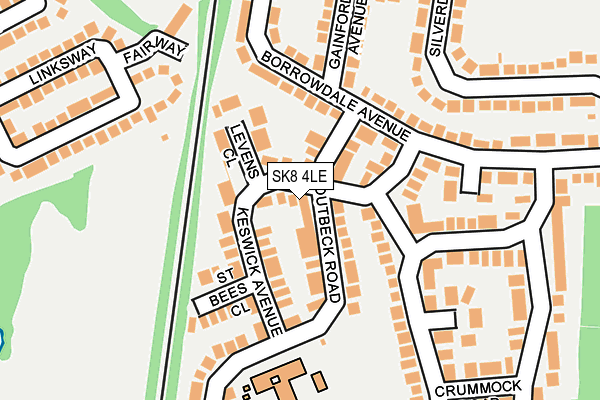 SK8 4LE map - OS OpenMap – Local (Ordnance Survey)