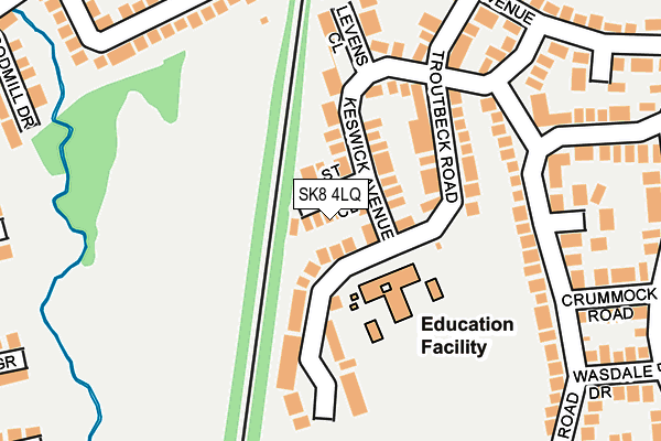 SK8 4LQ map - OS OpenMap – Local (Ordnance Survey)