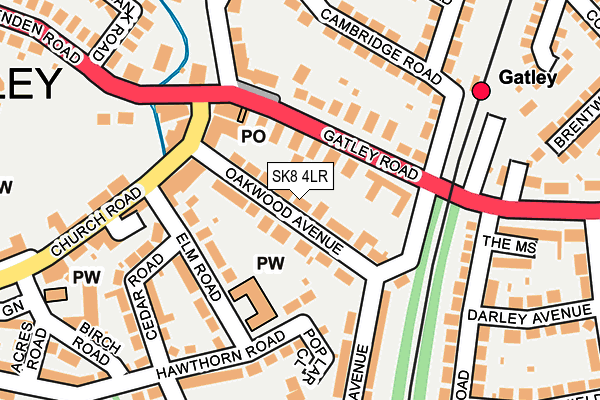 SK8 4LR map - OS OpenMap – Local (Ordnance Survey)