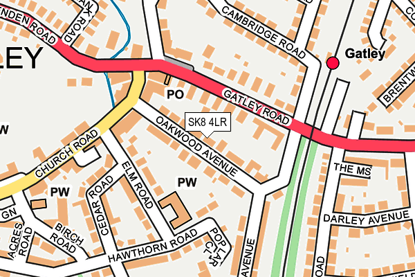 Map of METAMORPHIC PR LTD at local scale