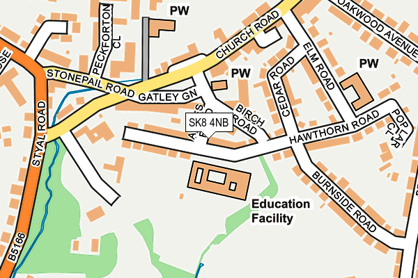 Map of HAWTHORN CONSTRUCTION LIMITED at local scale