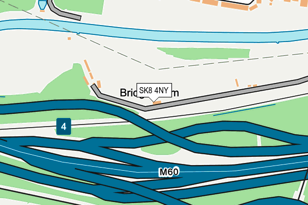 SK8 4NY map - OS OpenMap – Local (Ordnance Survey)