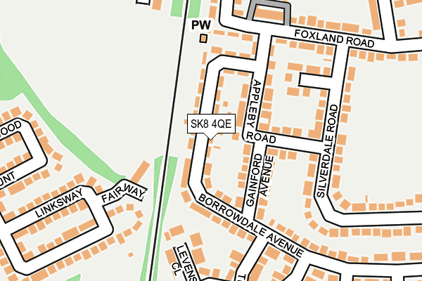 SK8 4QE map - OS OpenMap – Local (Ordnance Survey)
