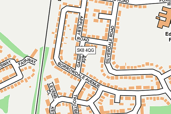 SK8 4QG map - OS OpenMap – Local (Ordnance Survey)