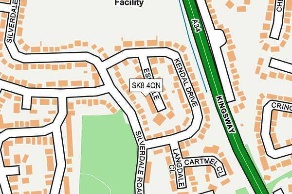 SK8 4QN map - OS OpenMap – Local (Ordnance Survey)