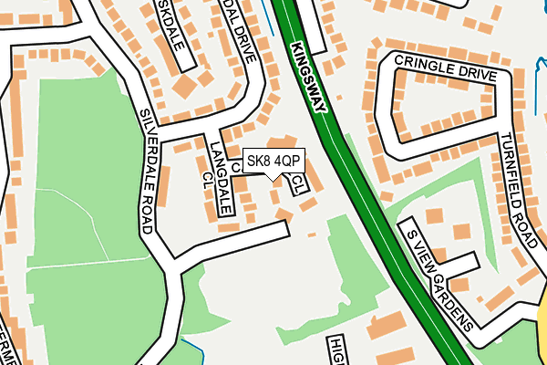 SK8 4QP map - OS OpenMap – Local (Ordnance Survey)