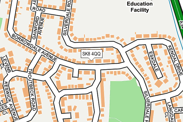 SK8 4QQ map - OS OpenMap – Local (Ordnance Survey)