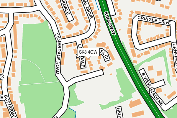 SK8 4QW map - OS OpenMap – Local (Ordnance Survey)