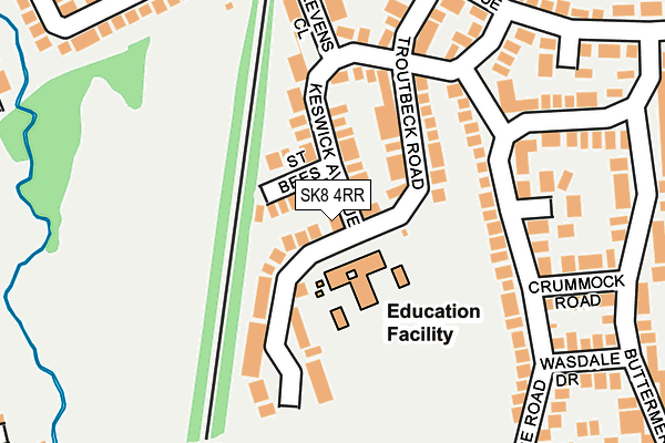 SK8 4RR map - OS OpenMap – Local (Ordnance Survey)