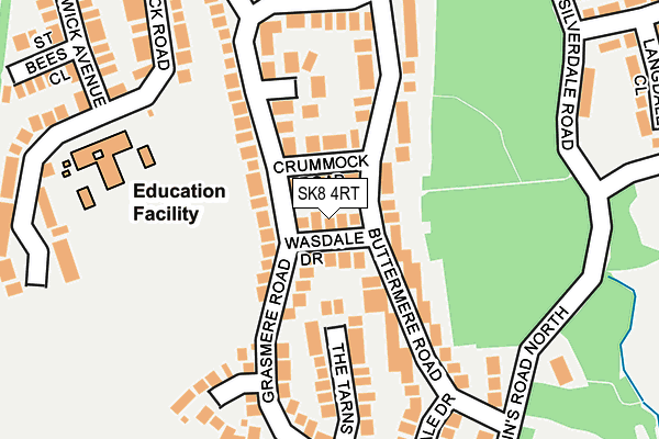 SK8 4RT map - OS OpenMap – Local (Ordnance Survey)