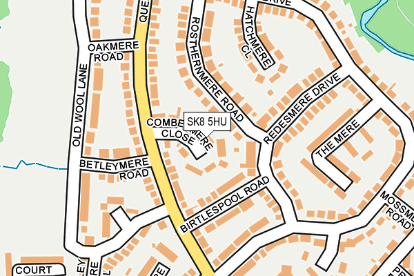 SK8 5HU map - OS OpenMap – Local (Ordnance Survey)