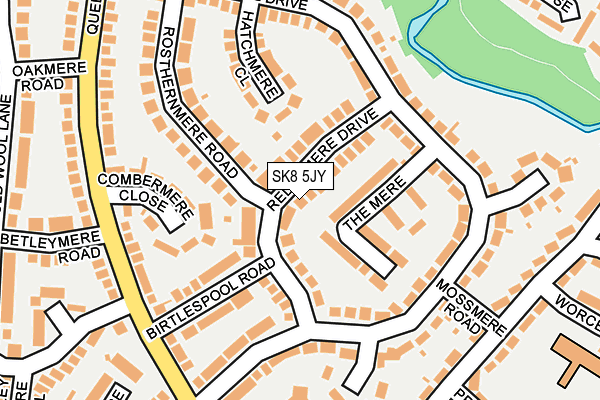 SK8 5JY map - OS OpenMap – Local (Ordnance Survey)