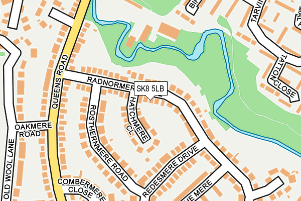 SK8 5LB map - OS OpenMap – Local (Ordnance Survey)