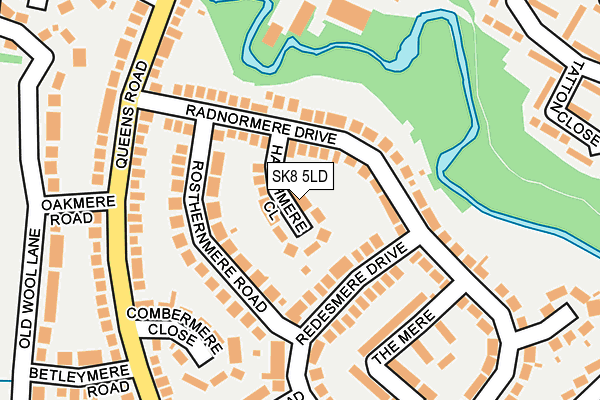 SK8 5LD map - OS OpenMap – Local (Ordnance Survey)