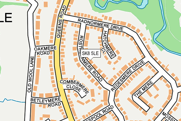 SK8 5LE map - OS OpenMap – Local (Ordnance Survey)