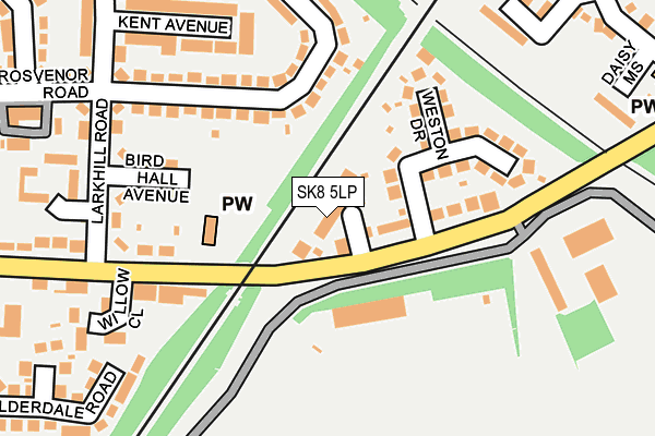 SK8 5LP map - OS OpenMap – Local (Ordnance Survey)
