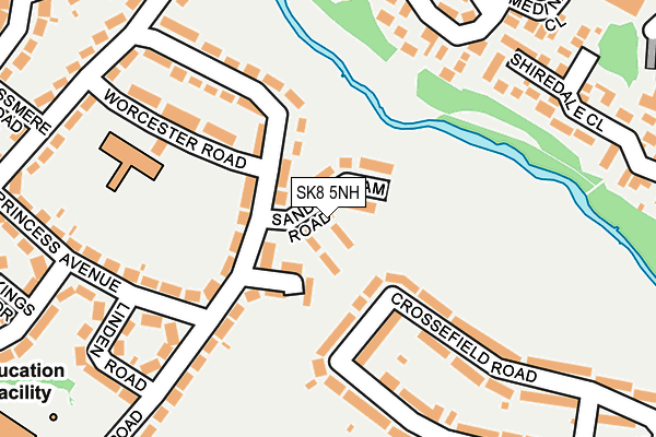SK8 5NH map - OS OpenMap – Local (Ordnance Survey)