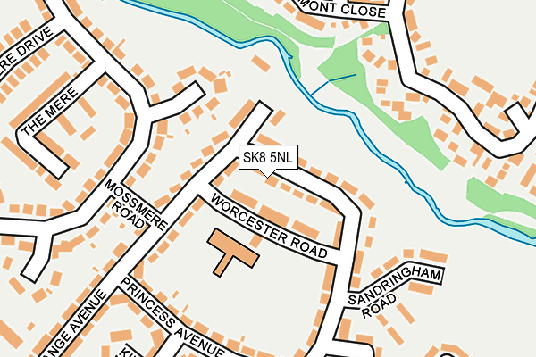 SK8 5NL map - OS OpenMap – Local (Ordnance Survey)